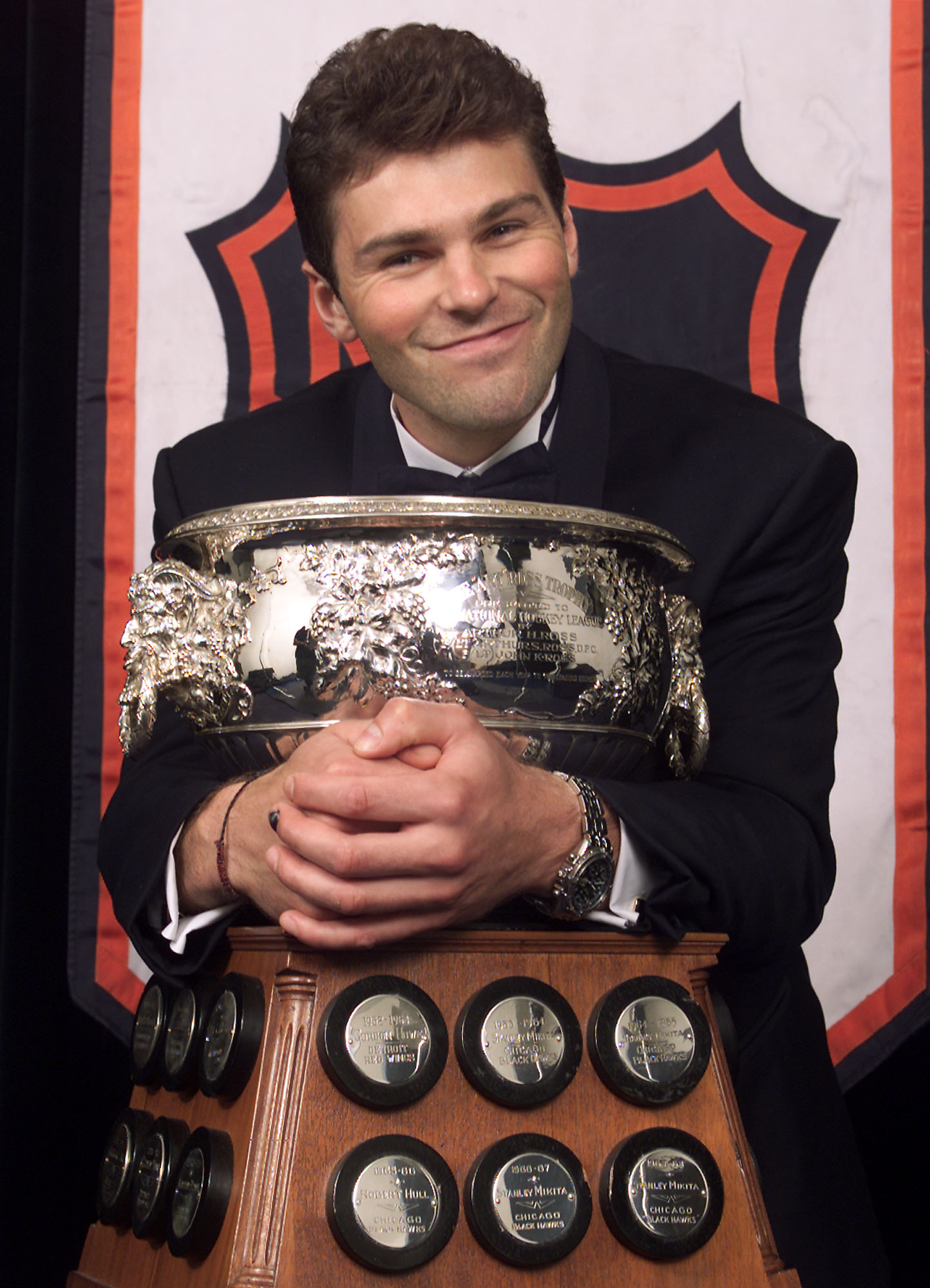 2001 vann Art Ross Trophy – pris för bäste poänggörare i NHL.