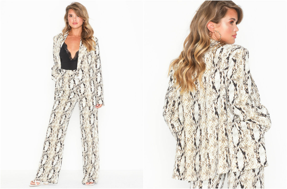 Mönstrad kostym med loose fit Mönstrad kostym med loose fit
