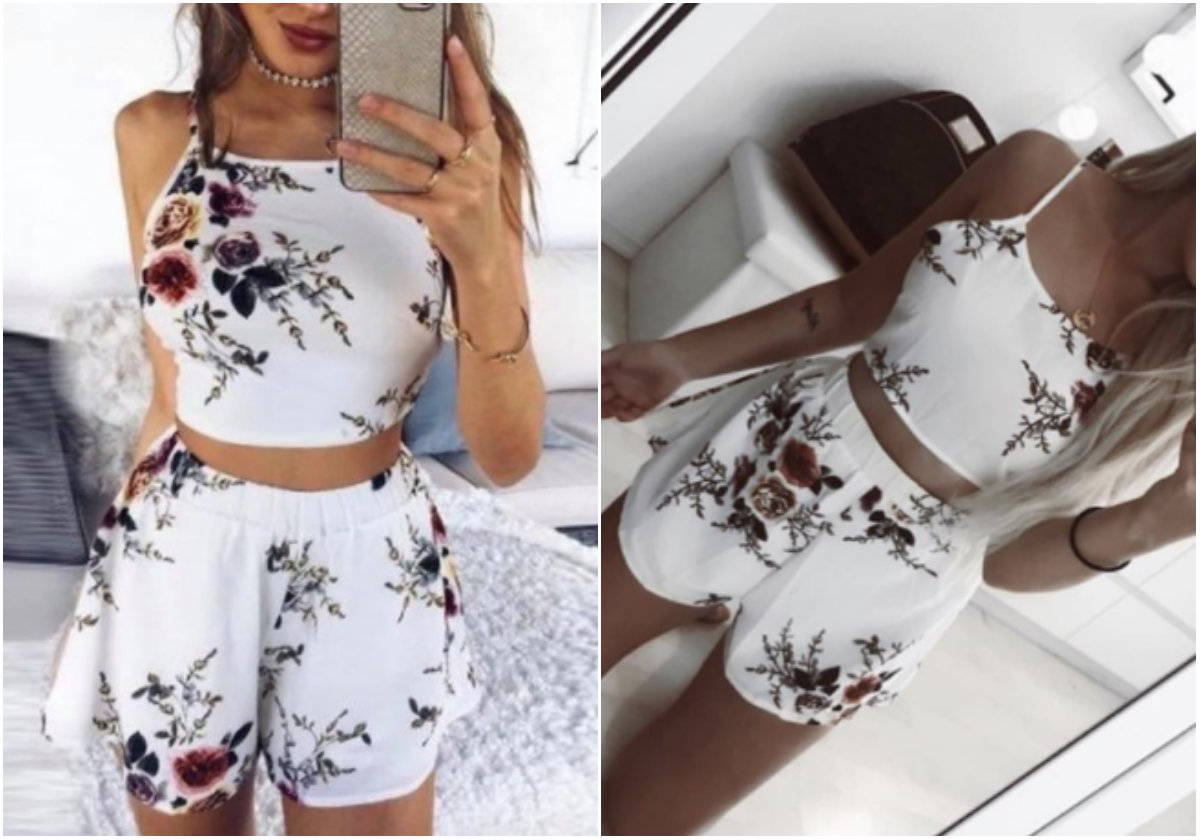 Blommigt set Blommigt set