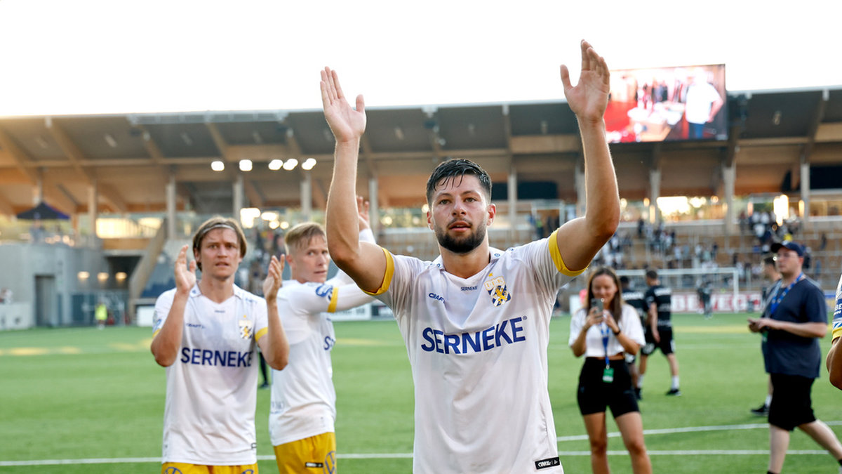 IFK Göteborgs Kevin Yakob jublade efter segern borta mot Sirius.