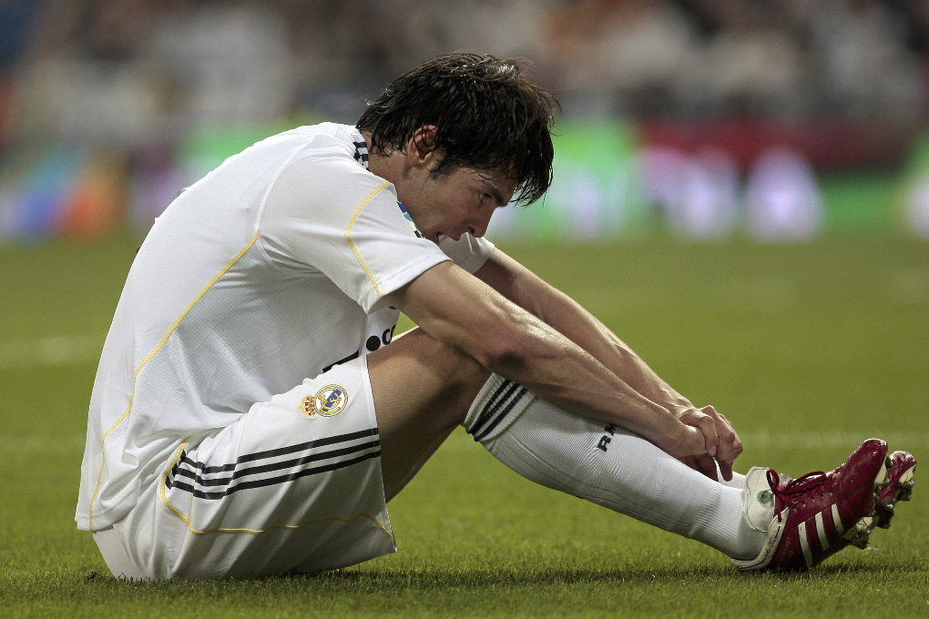 Kaká är inte alls nöjd med det han har gjort i Real Madrid.