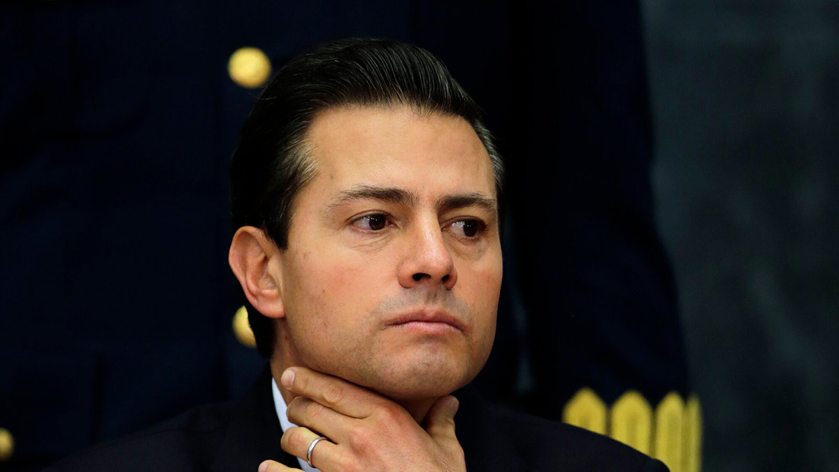 Mexikos president Enrique Peña Nietos talesperson säger att detta är lögn.