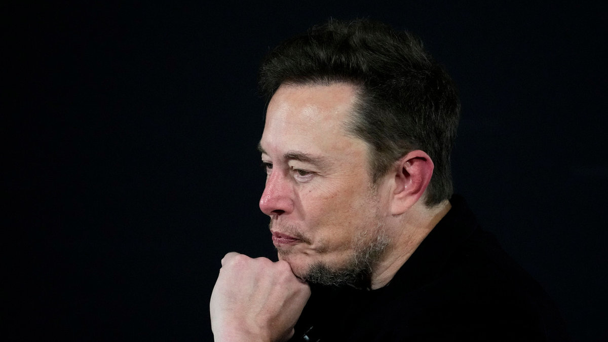 Teslas vd Elon Musk. Arkivbild.