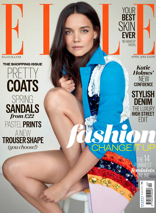 Katie Holmes på omslaget av Elle. Katie Holmes på omslaget av Elle.