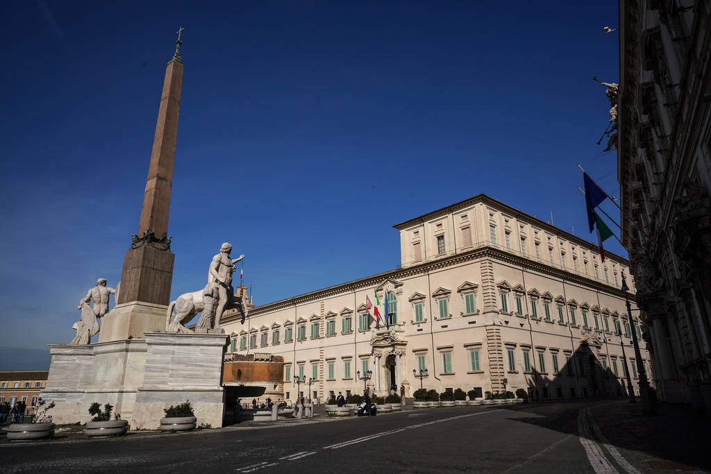 Snart är det dags att för Italiens nye president att ta plats i Quirinal-palatset i Rom. Arkivbild.