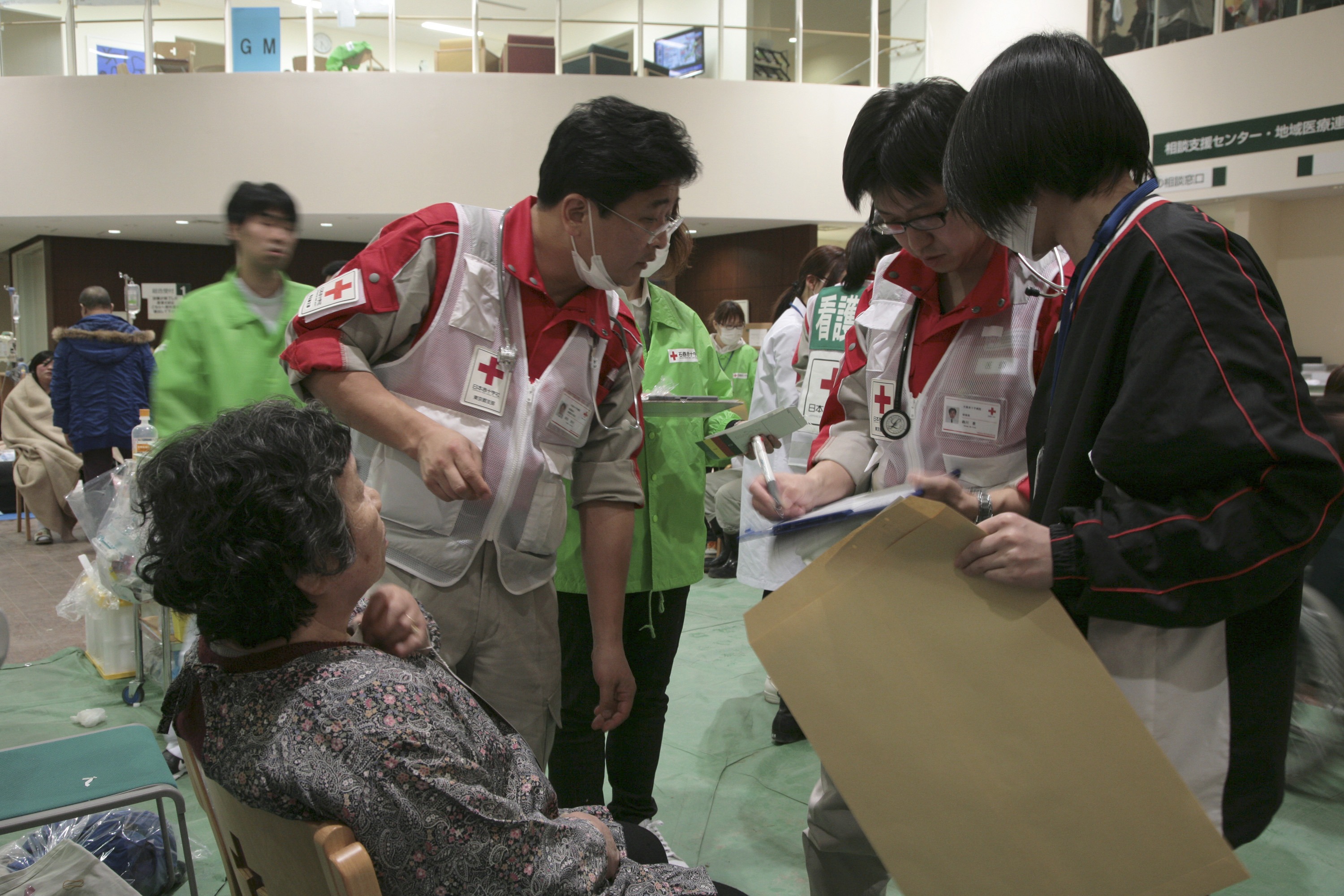 Röda korset i Japan har stor kunskap om katastrofer.