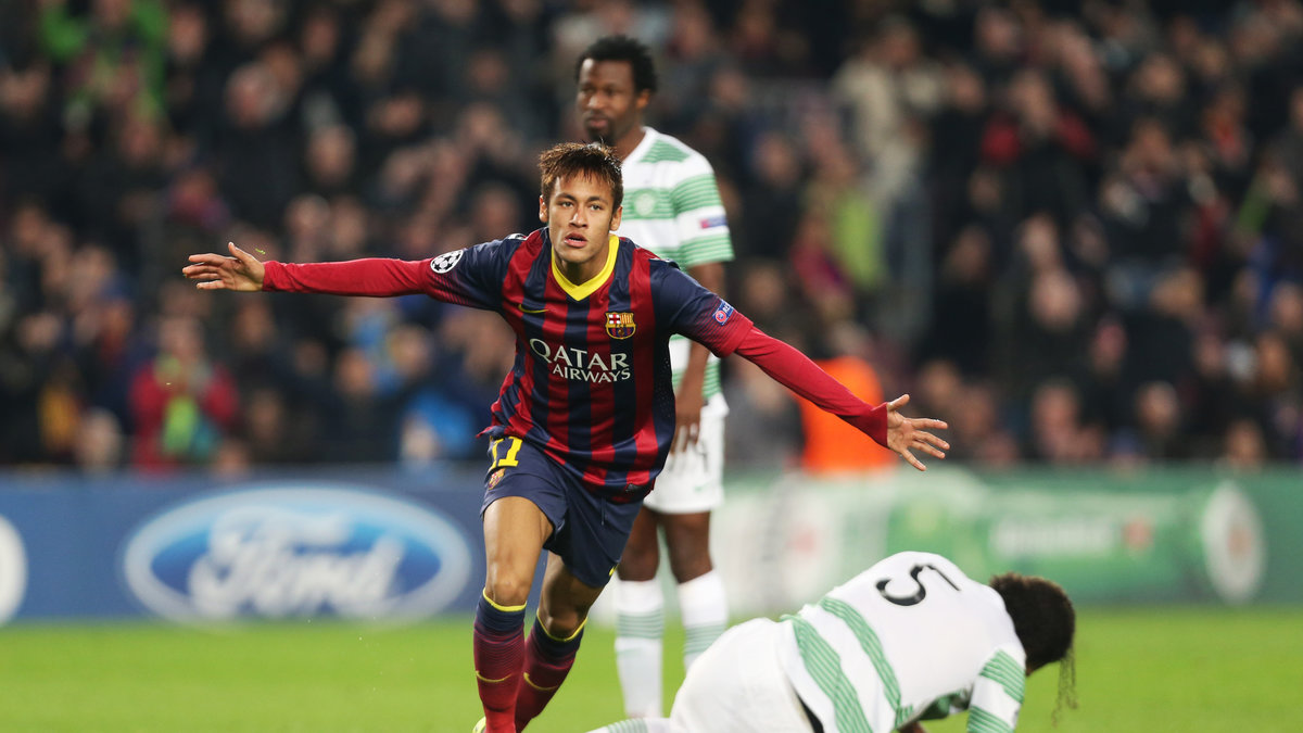 1. Neymar, Barcelona har spelat fram till åtta mål den här säsongen i ligan. 