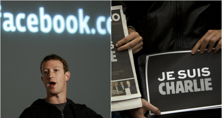 Charlie Hebdo. Terrorattack, Frankrike, Muhammed, Facebook, Mark Zuckerberg, Islam, Muhammedbilder