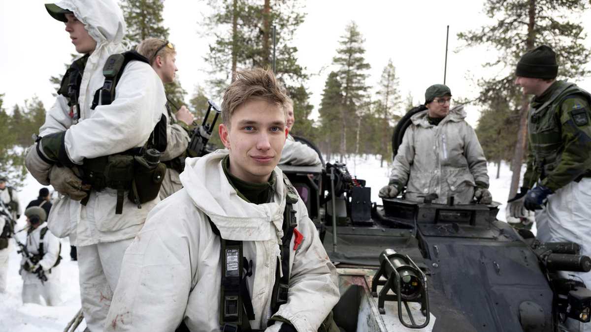Hugo Berntz från Sundsvall planerar att ta anställning i Försvarsmakten efter värnplikten.
