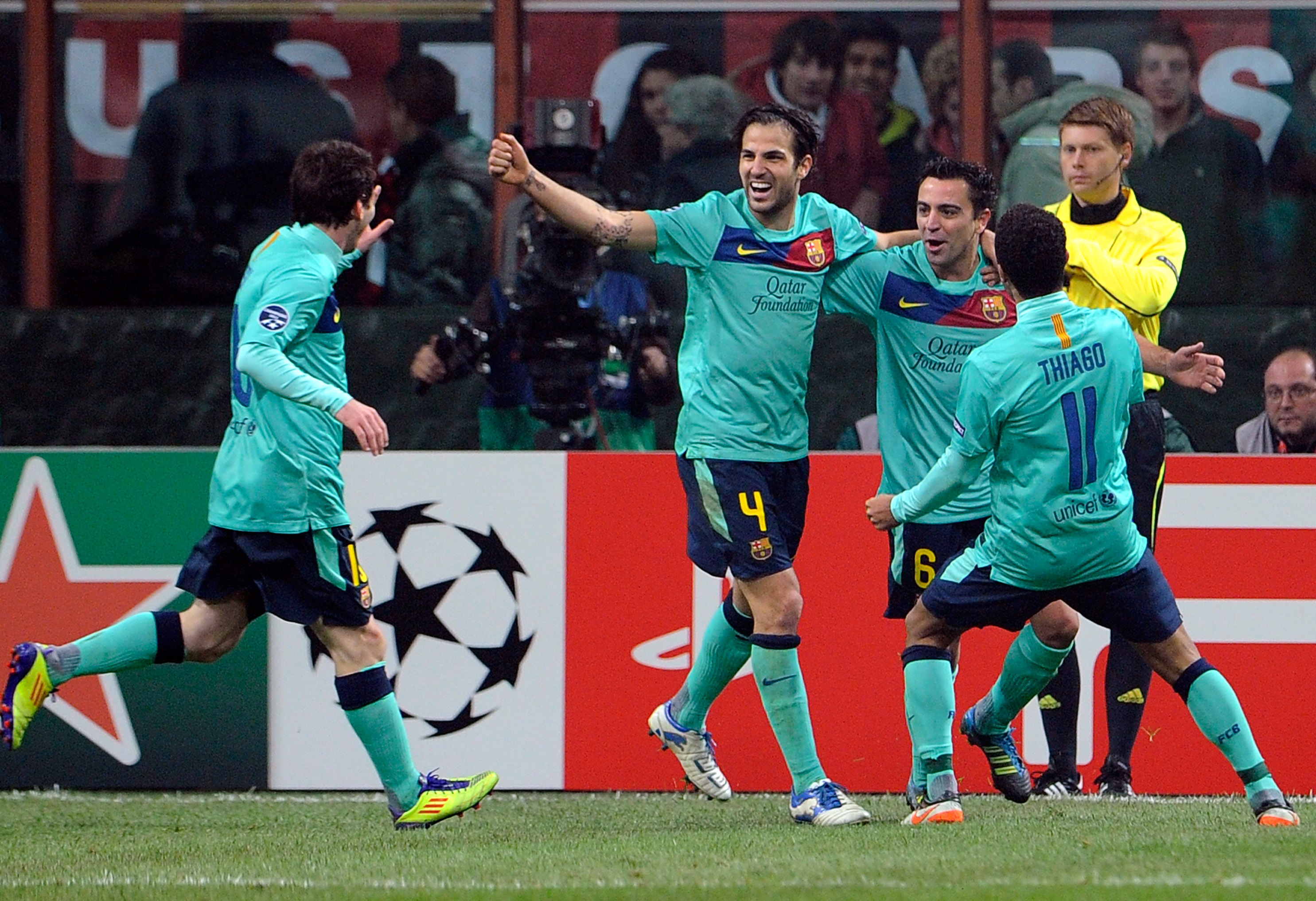 ...Xavi Hernández 3-2 mål fixade segern åt katalanerna.