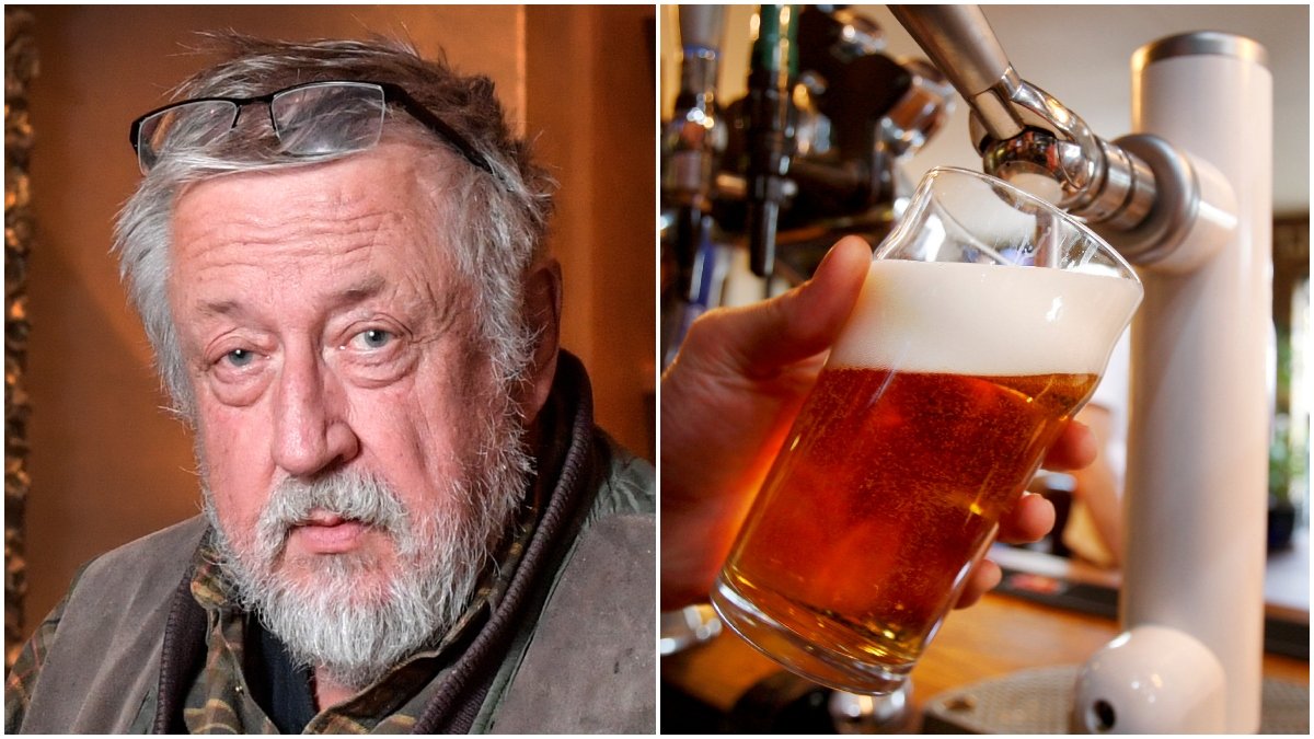 Leif GW Persson lanserar öl.