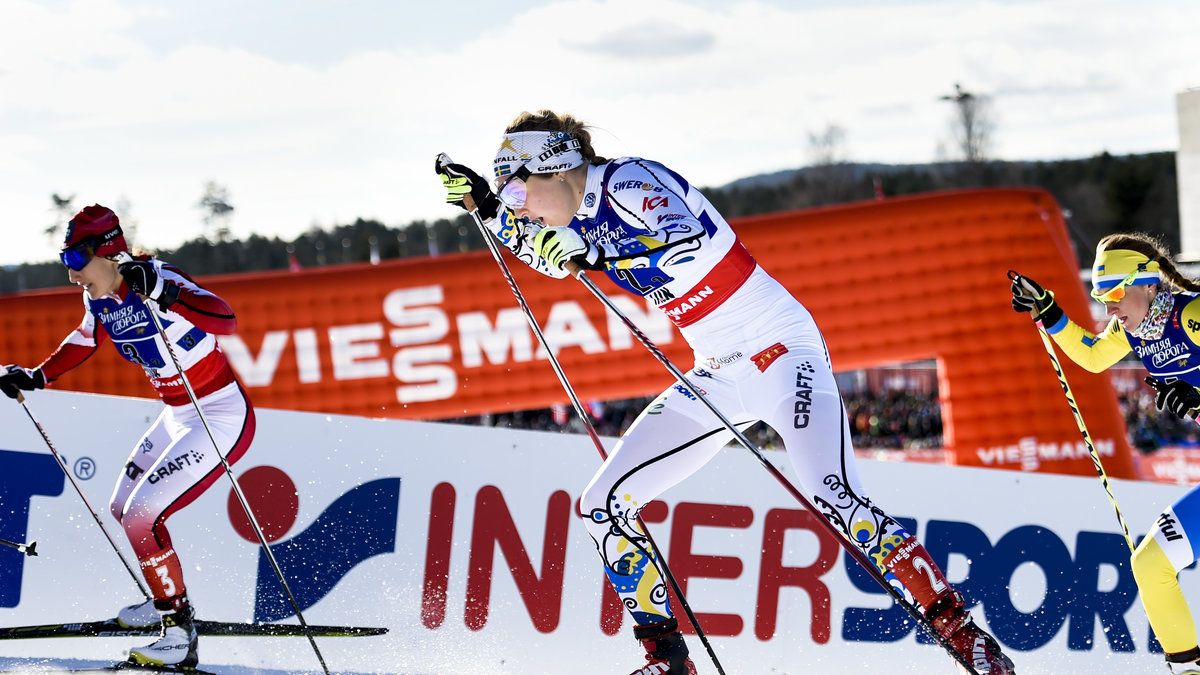 Stina Nilsson tog medalj med stumma ben. 