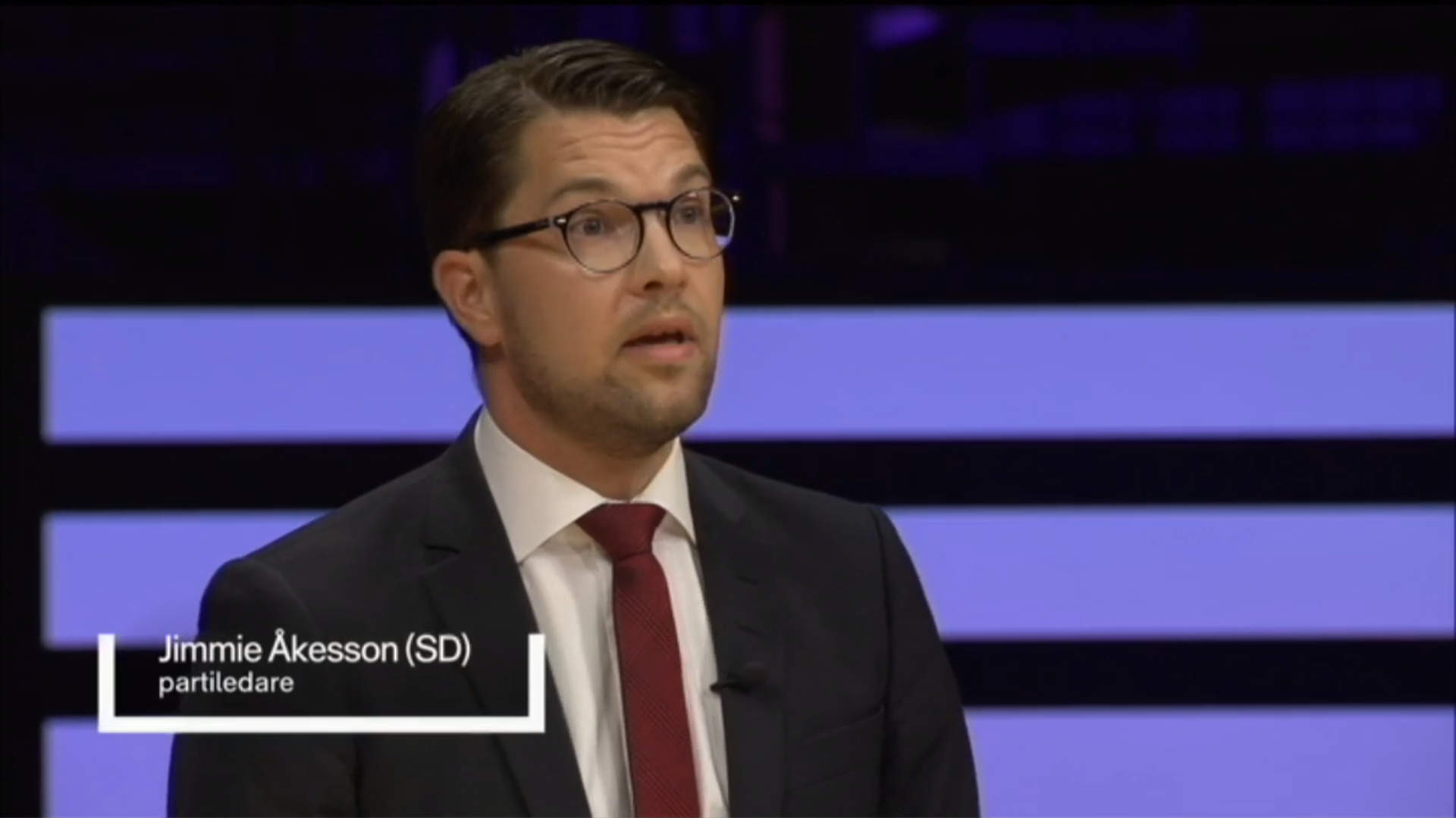 Debatt, extraval, Jimmie Åkesson, Partiledardebatt, Sverigedemokraterna