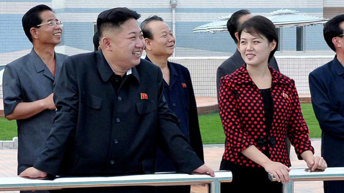 10. Ingen såg till Kim Jong-uns fru Ri Sol-ju under nio månader.