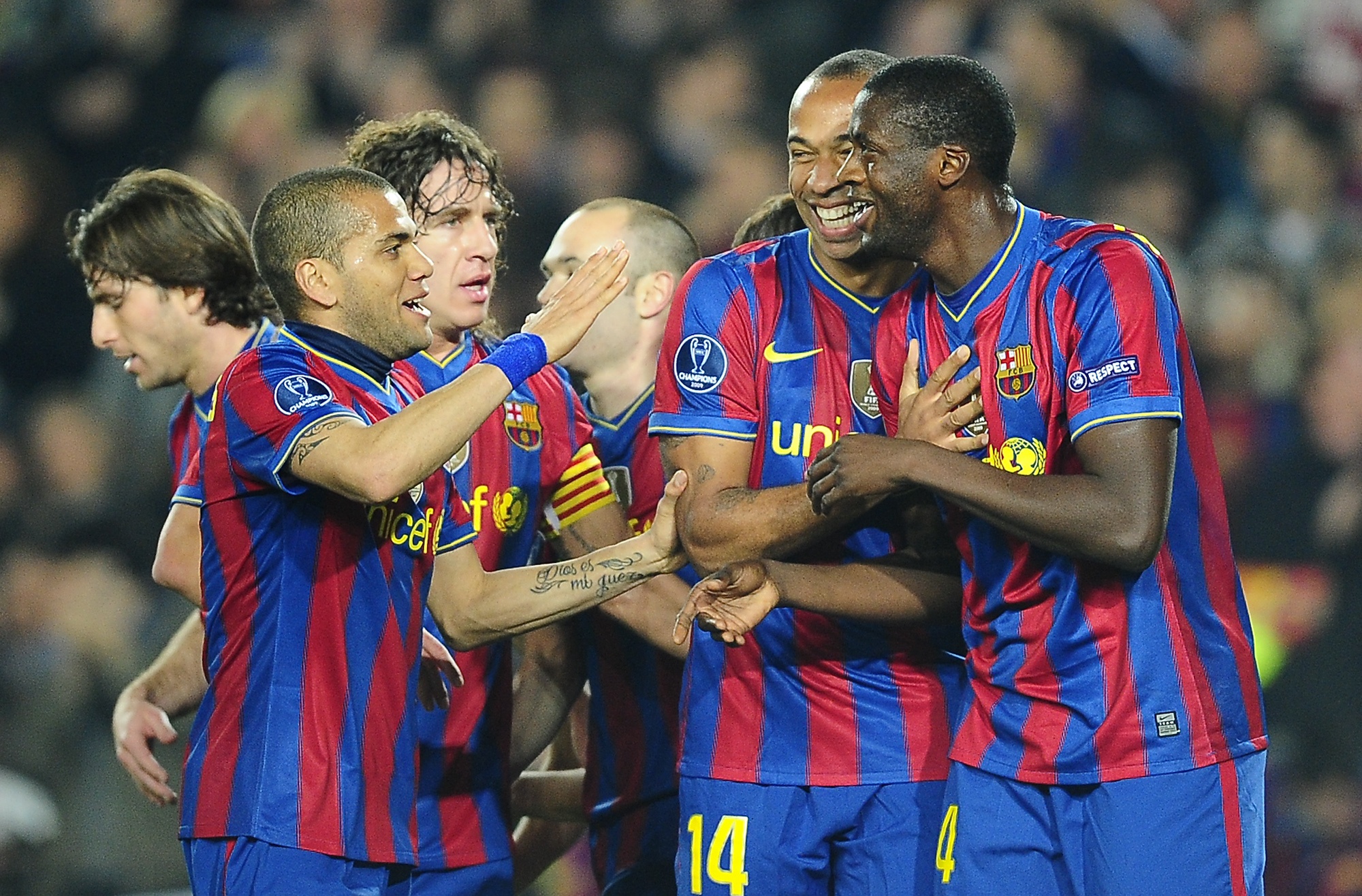 Henrys uppvisning pa camp nou Henrys uppvisning pa camp nou