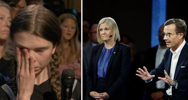 Partiledardebatt, Valet 2022, Ulf Kristersson, Magdalena Andersson