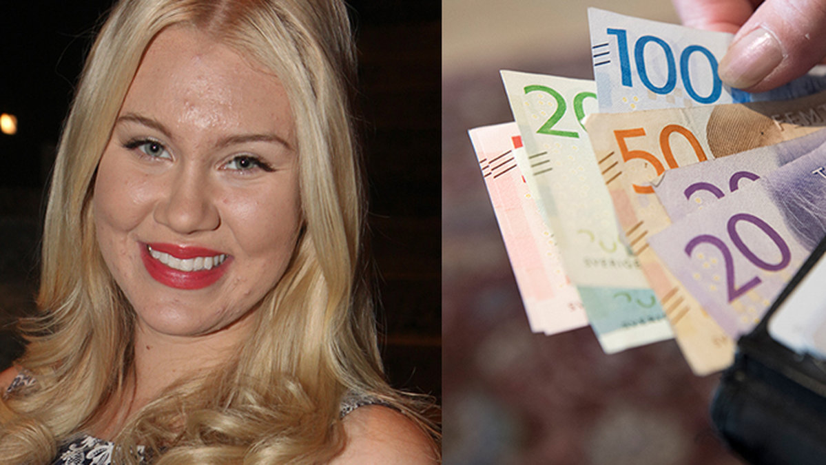 Isabella Blondinbella Löwengrip erkänner att hon besticker pengar.