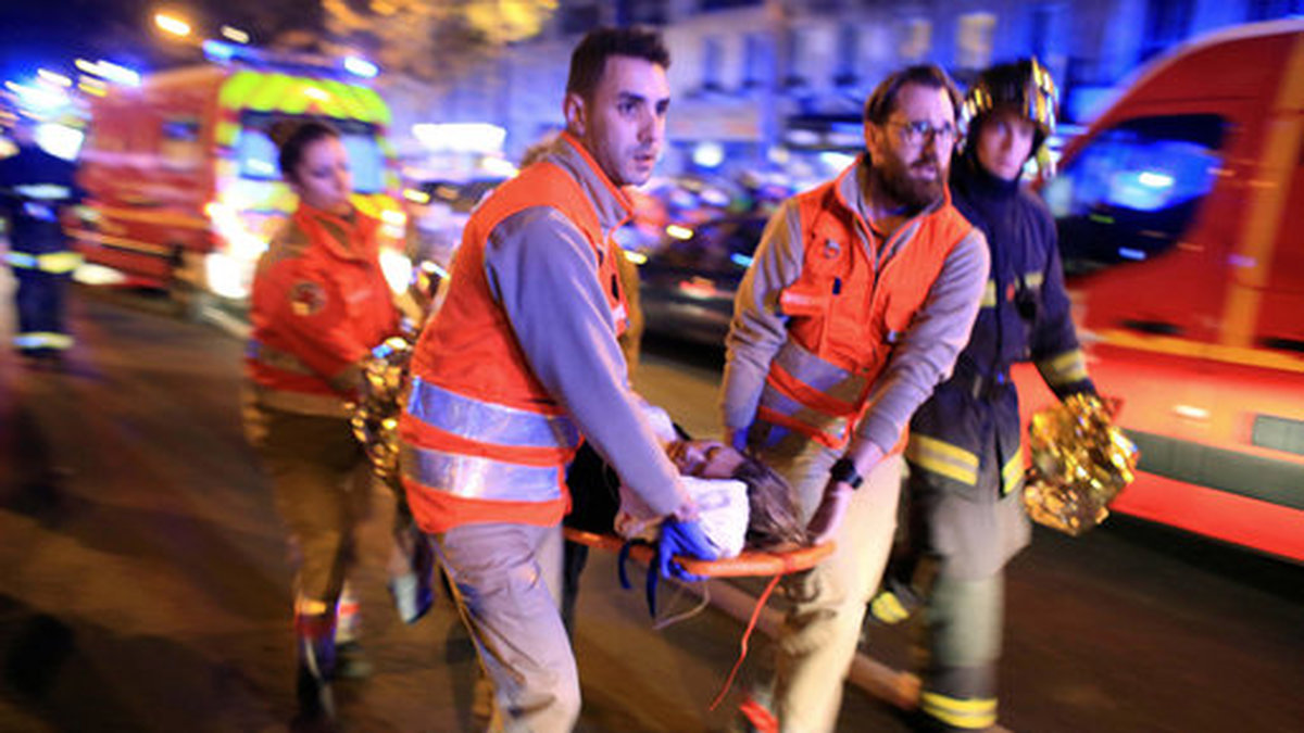 Bild från förra veckans terrorattentat i Paris.