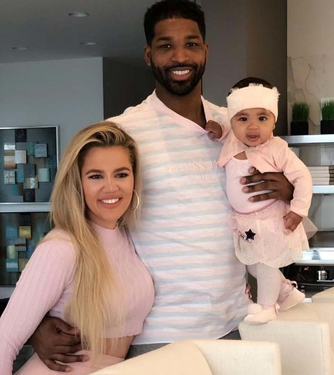 Khloe Kardashian, Tristan Thompson och True Khloe Kardashian, Tristan Thompson och True