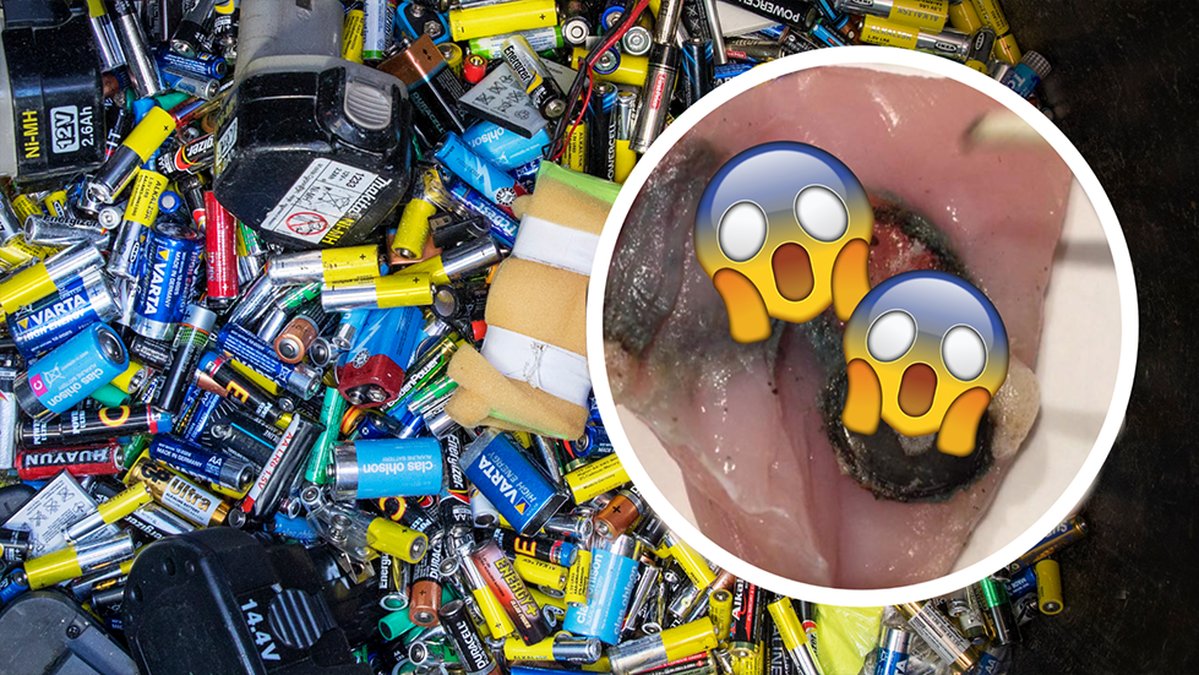 Fruktansvärda bilder visar vad som händer om ditt barn sväljer ett knappbatteri