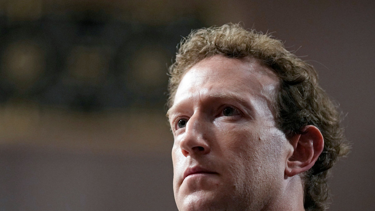 Metas vd Mark Zuckerberg. Arkivbild.