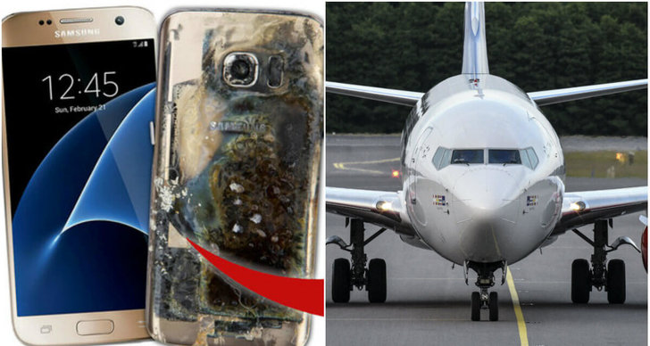 Teknik, Flygplan, Samsung Galaxy Note 7, Explodera