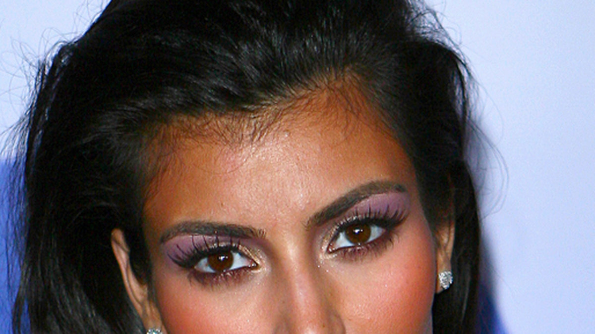 Kim Kardashian år 2007.