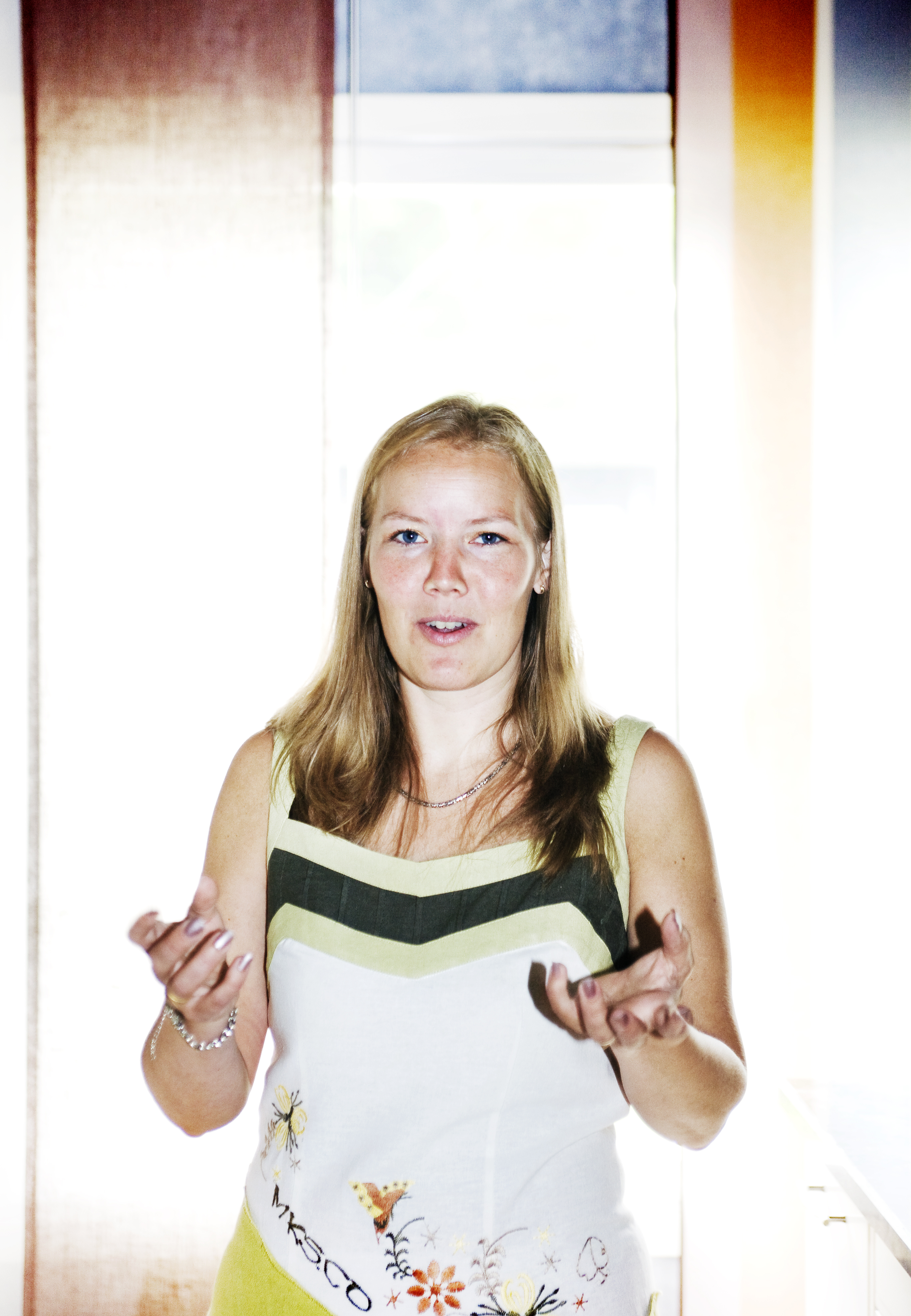 Emma Henriksson, KD:s gruppledare, låter uppgiven när hon talar om chanserna att påverka Moderaterna.