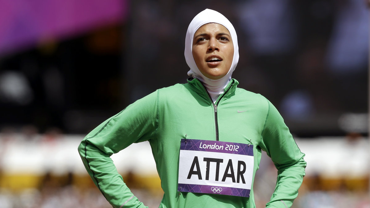 800-meterslöparen Sarah Attar var en av de saudiska kvinnor som var med i London-OS.