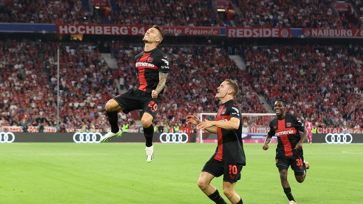 Bayer Leverkusen vann mot Bayern München