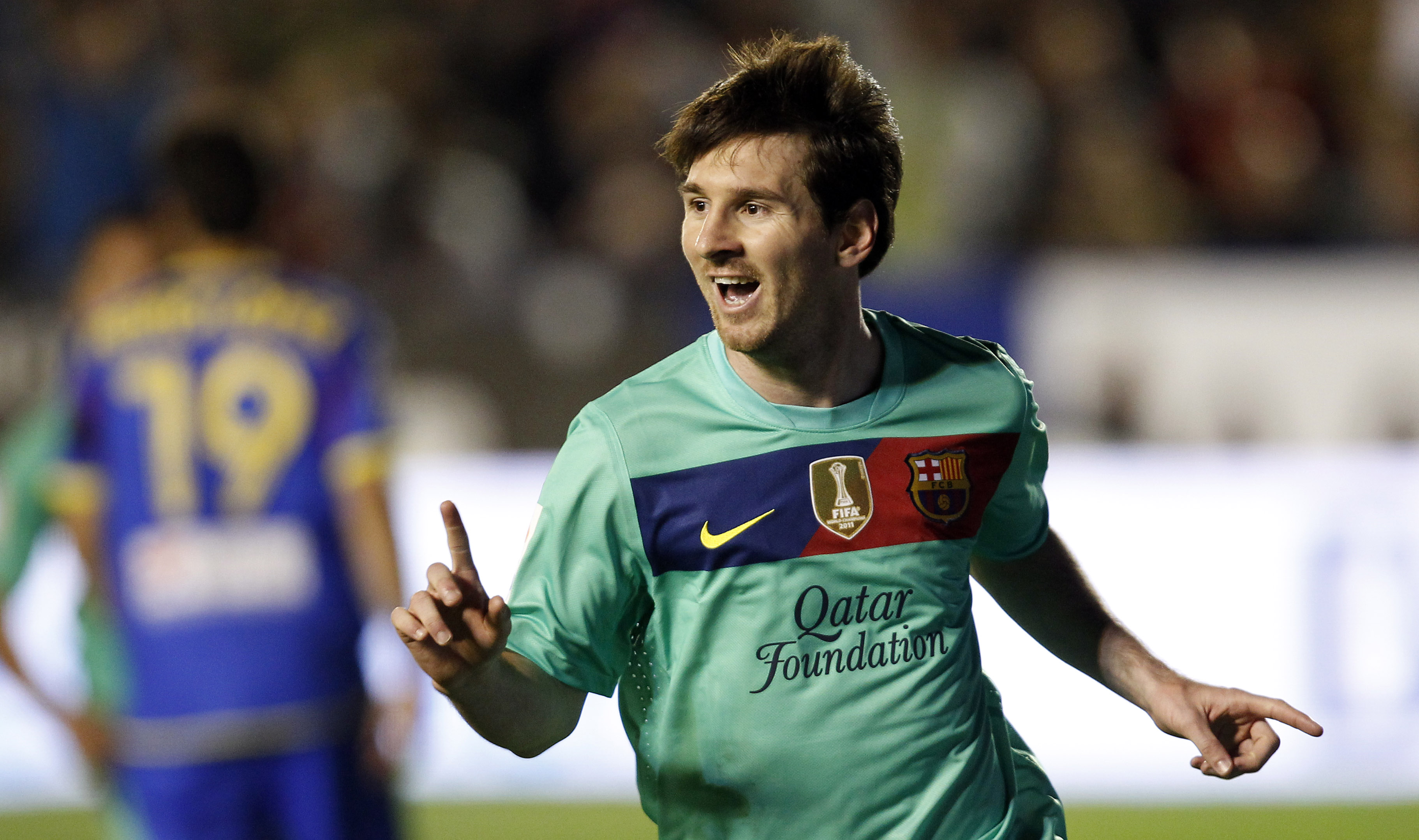 Lionel Messi satte två mål.