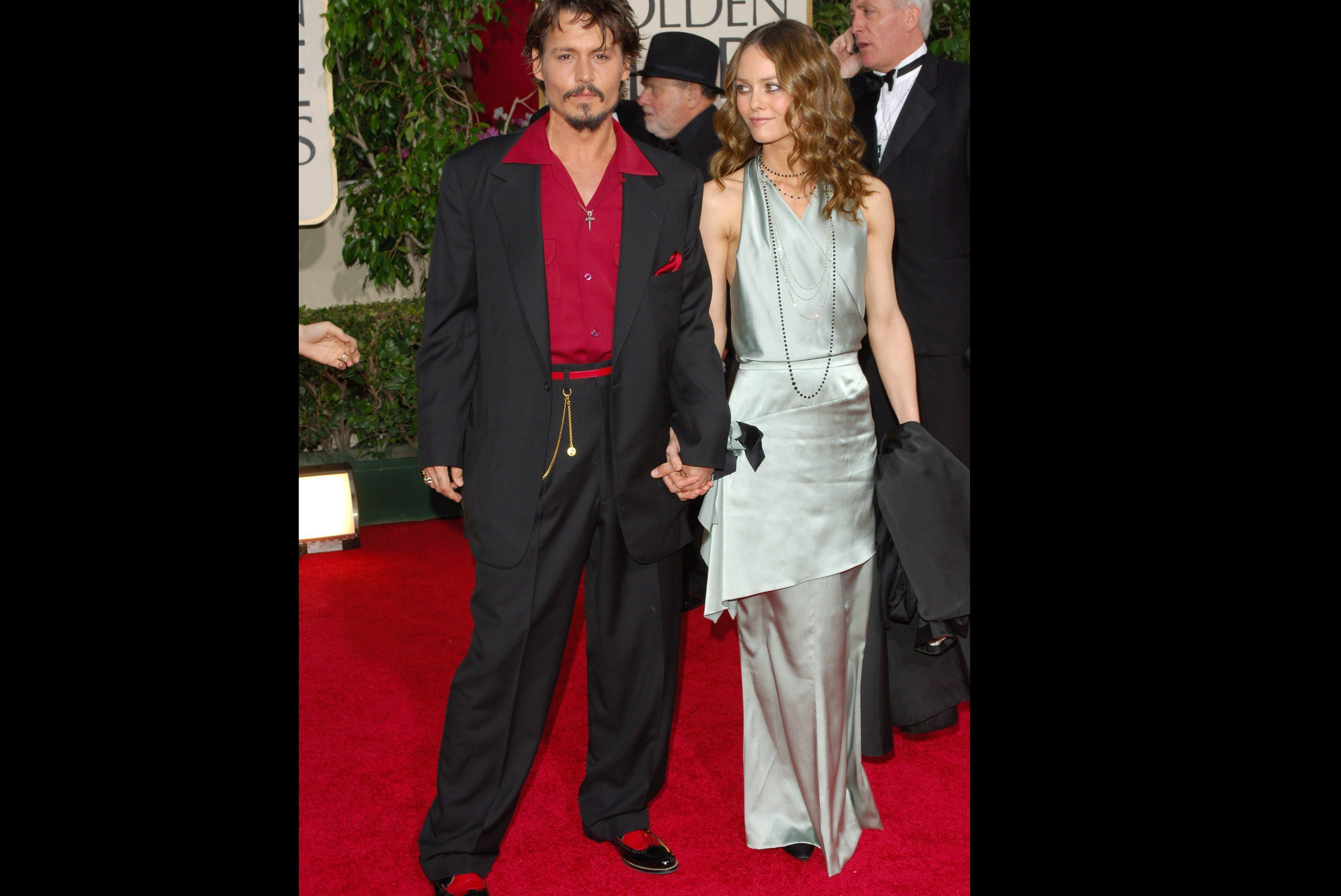 På Oscarsgalan 2006 gjorde framförallt Johnny en sämre stilresa.
