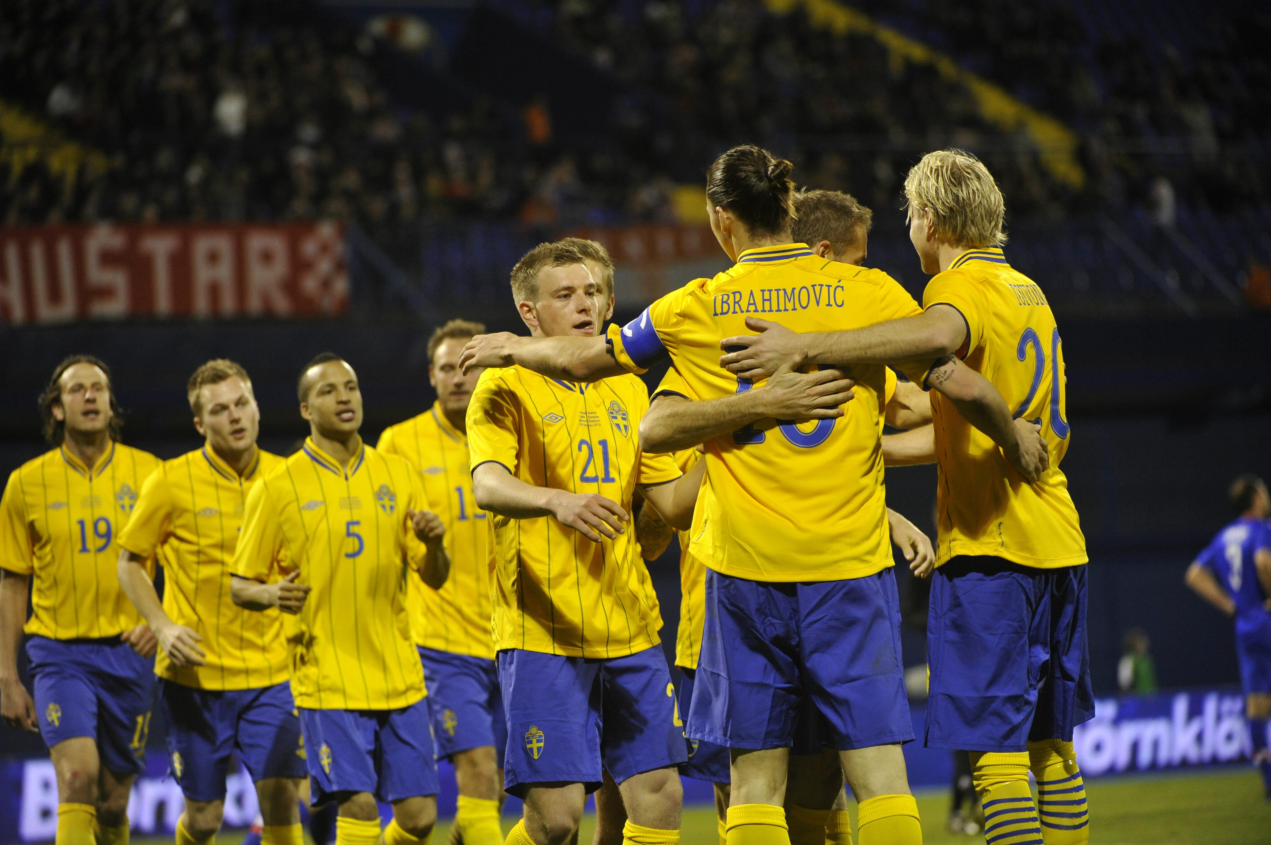 Det svenska landslaget tog en meriterande seger borta mot Kroatien. Zlatan och Guidetti fick då chansen att lira tillsammans för första gången.