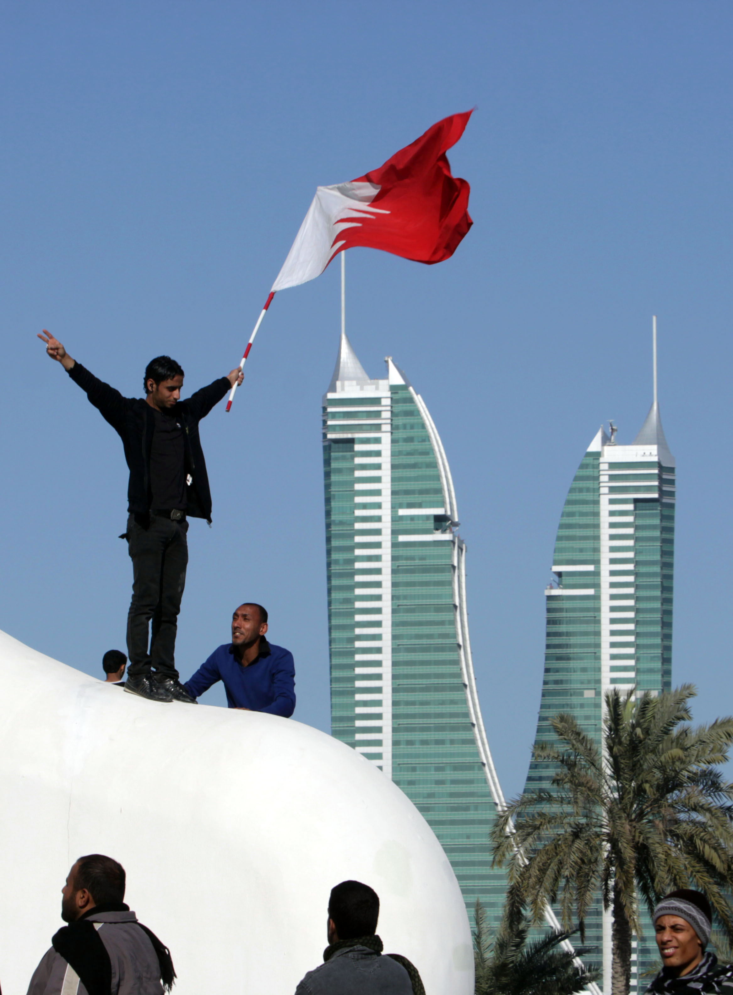 "Inga sunnimuslimer - inga shiamuslimer. Vi är alla bahranier."