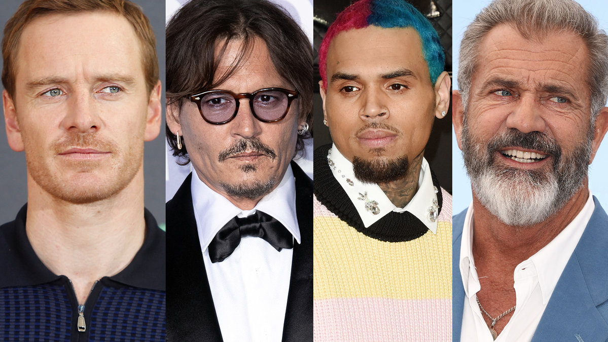 Michael Fassbender, Johnny Depp, Chris Brown och Mel Gibson