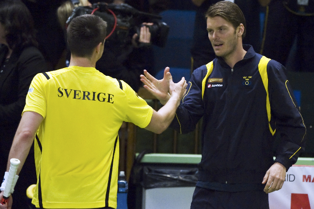 Thomas Enqvist, Robin Soderling, Sverige, Italien, Davis Cup, Tennis