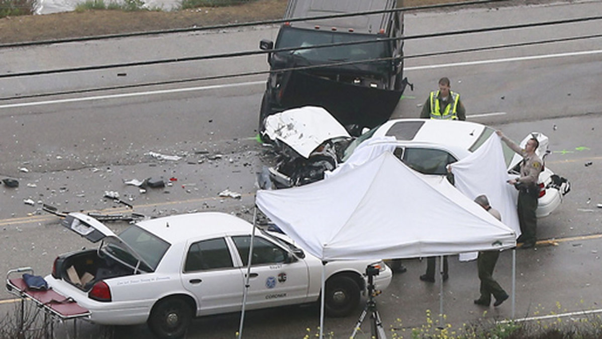 Olycksplatsen den 7 februari 2015.