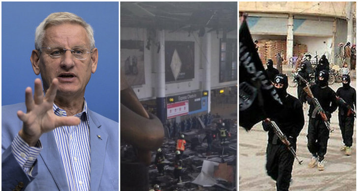Explosioner, Carl Bildt, Zaventem, Bryssel, Islamiska staten