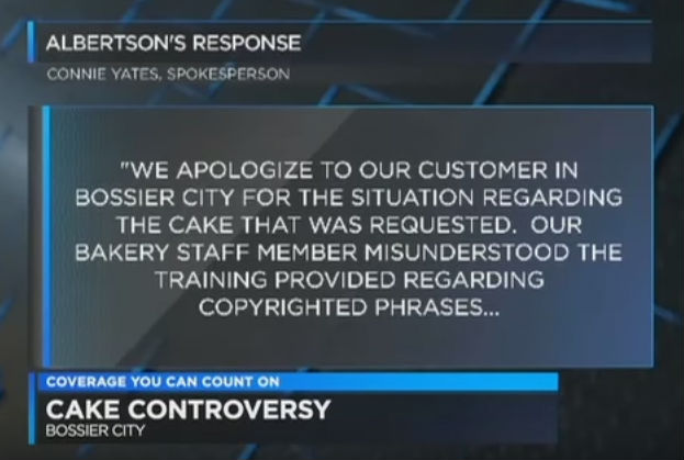 Efter kritikstormen gjorde en talesperson för stormarknaden ett officiellt uttalande och bad om ursäkt.
