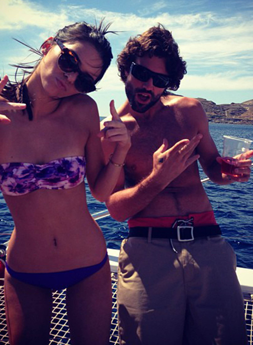 Kendall på en båttur med Brody Jenner. Kendall på en båttur med Brody Jenner.