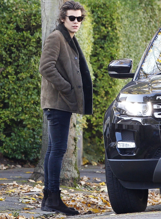 One Direction-stjärnan Harry Styles i London. One Direction-stjärnan Harry Styles i London.