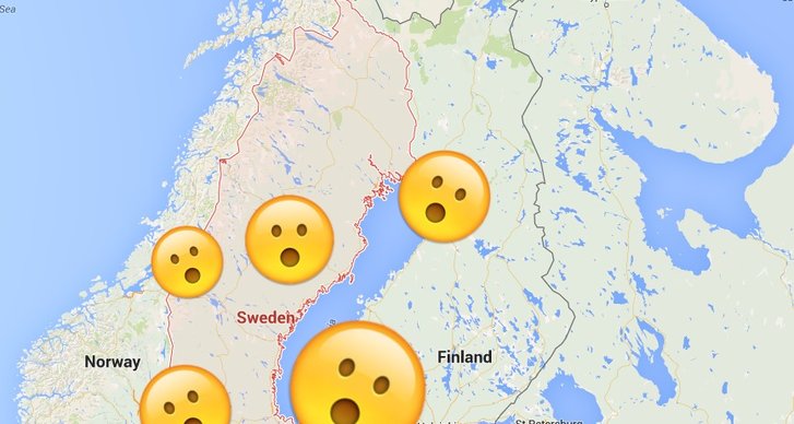 Karta, Sverige, Lan, Landskap
