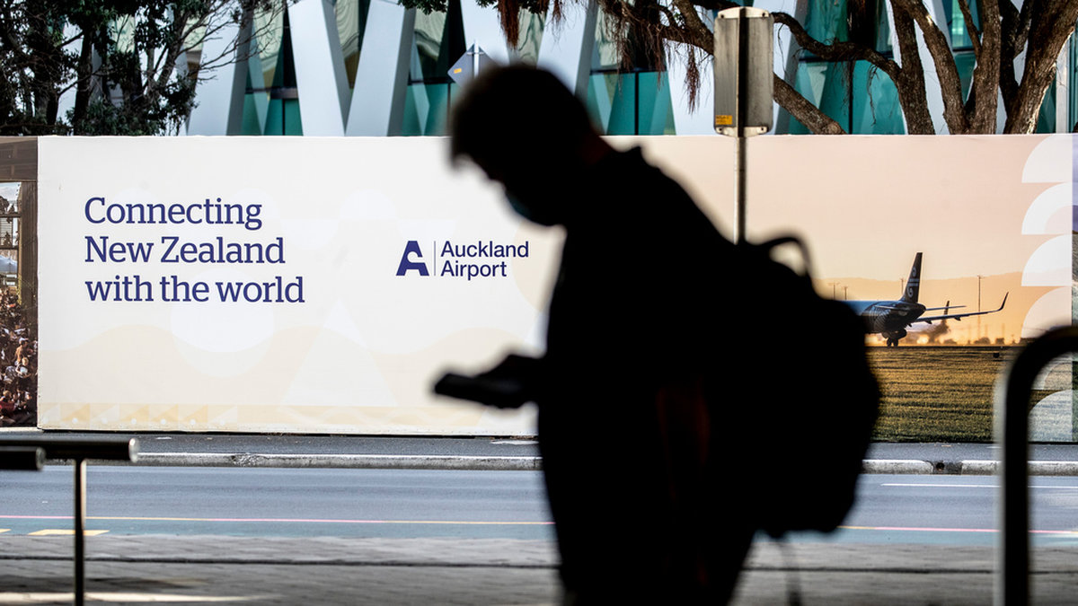 Passagerarna togs omhand på flygplatsen i Auckland. Arkivbild.