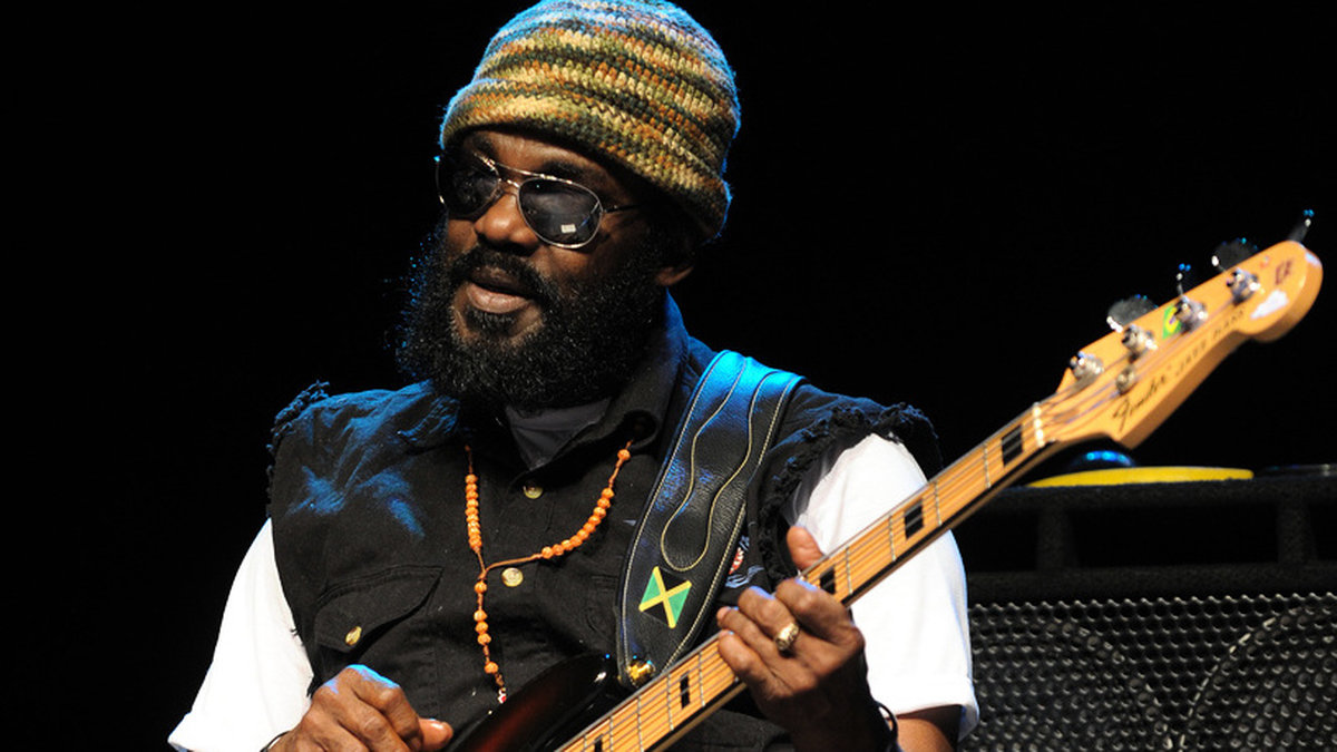 Aston Barrett, basist i Bob Marleys The Wailers, är död. Arkivbild.