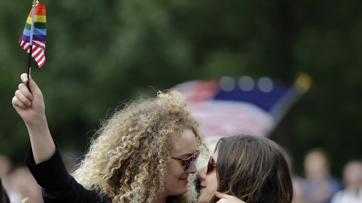 USA legaliserade nyligen samkönade äktenskap men är inte på topplistan. 