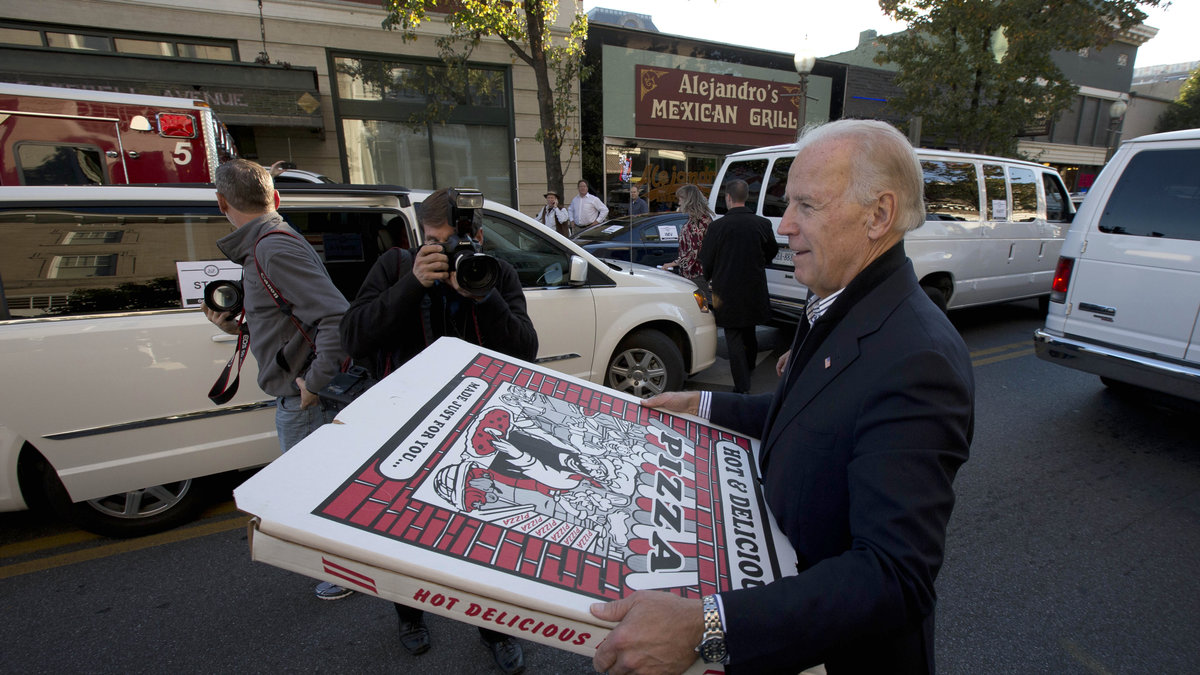 Världens bästa pizzabud är inte Joe Biden.