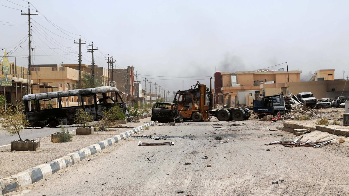 I Falluja ska enligt uppgifter 250 IS-krigare har dödats. 
