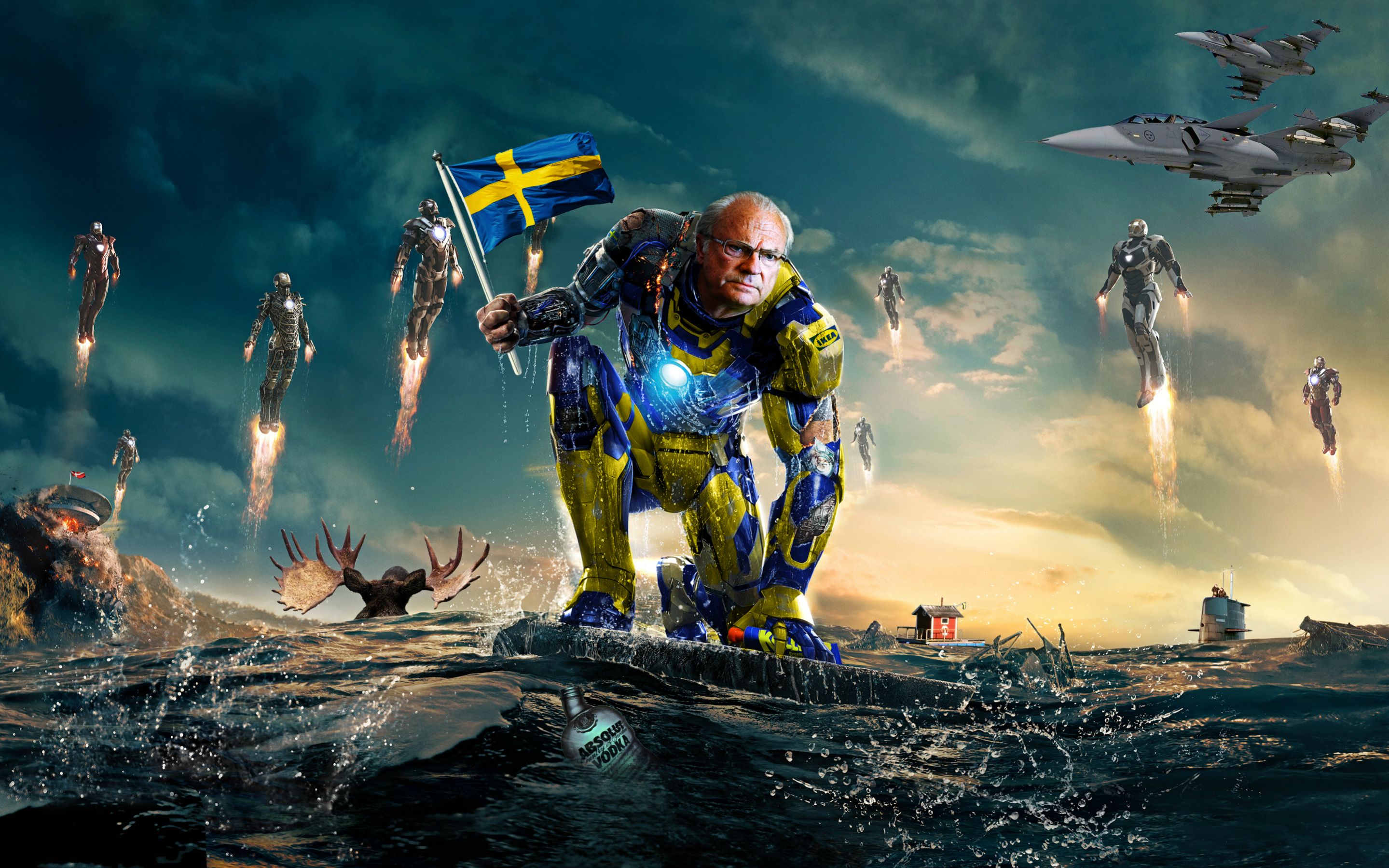 Sweddit, Kung Carl XVI Gustaf, Iron Man