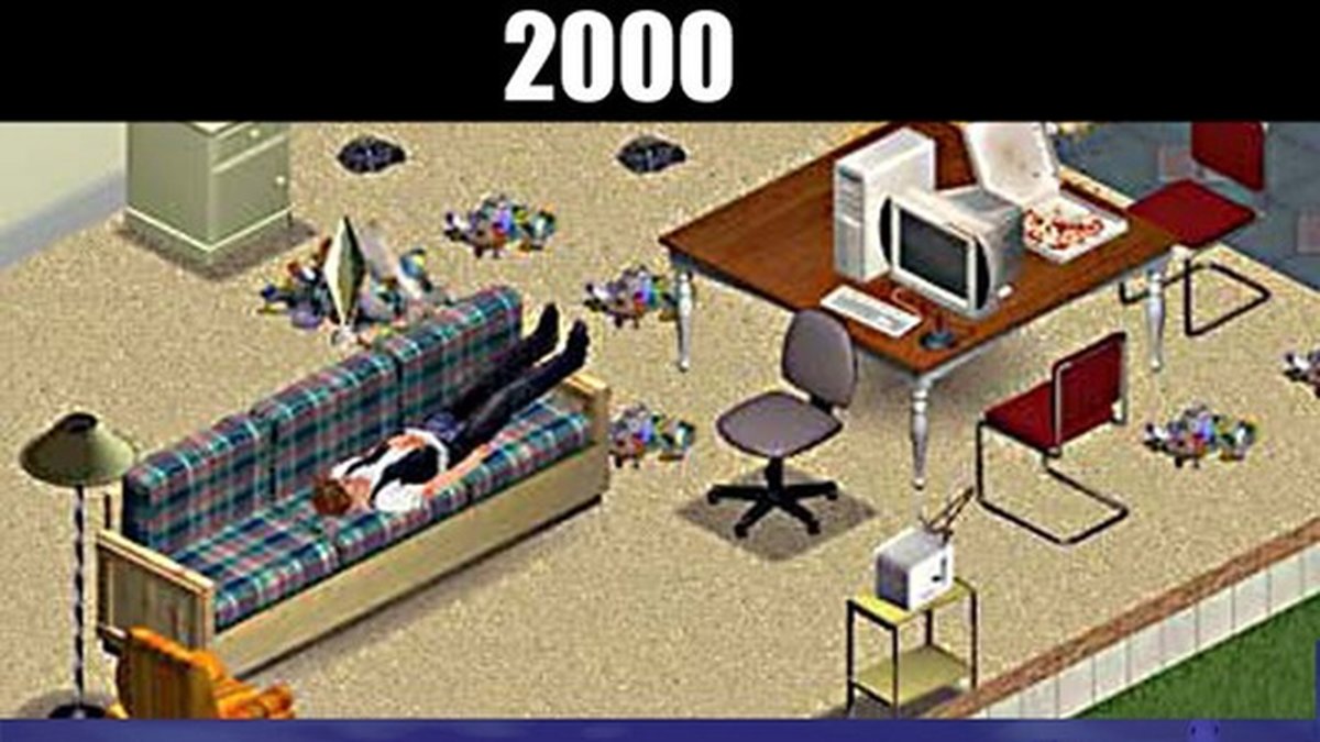 The Sims – för 13 år sedan och i dag.