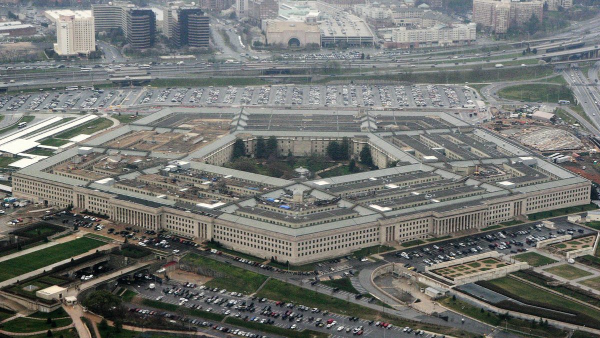 Pentagon i Washington DC. Arkivbild.
